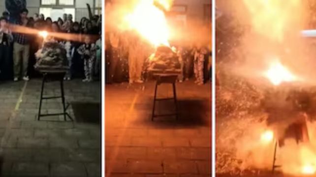 La explosión del volcán en la escuela La explosión del volcán en la escuela