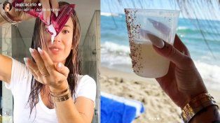 Jésica Cirio y Sofía Clérici luciendo la costosa pulsera de Cartier.