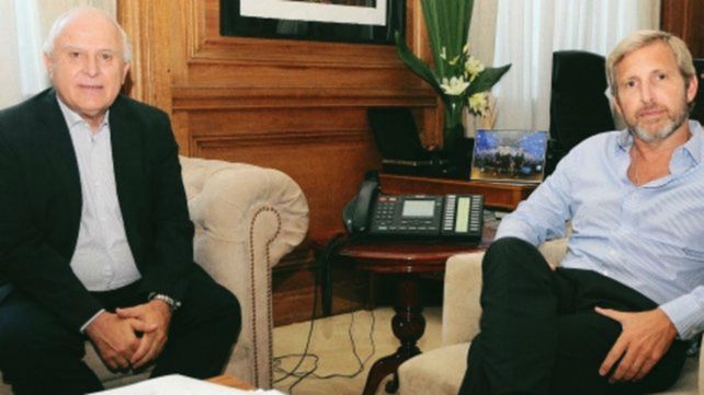 Acuerdos. El gobernador Lifschitz y el ministro Frigerio mantuvieron varias reuniones por la deuda de la Nación.&nbsp;