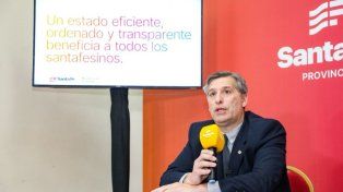 Pablo Olivares, ministro de Economía de Santa Fe, habló sobre el bono digital de Iapos