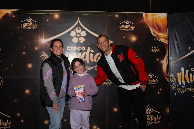 Ailén Gamboa, Isabella Ortíz y Marcos Alonso  