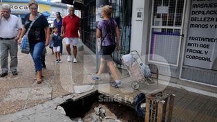 Assa dice que los desagües de lluvia causan los socavones