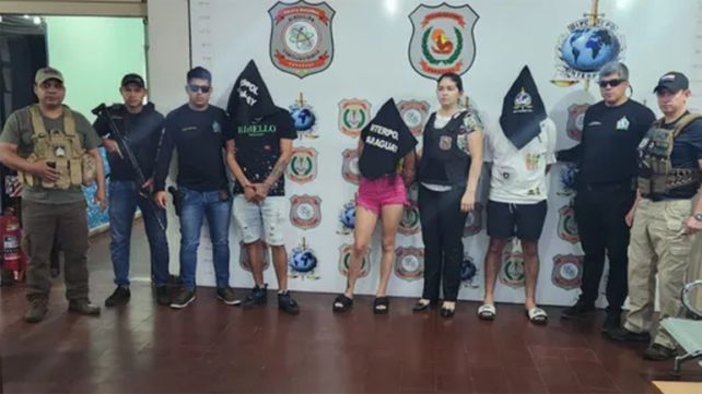 El procedimiento fue realizado por efectivos de la sección Interpol de la policía paraguaya.