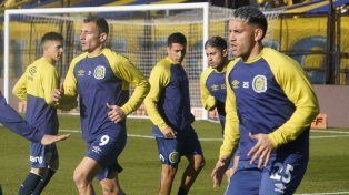 A la carga. Copetti y Ruben conformarán la ofensiva de Central frente a Instituto.