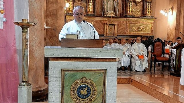 Gualeguaychú: el padre Landra se despidió de la Diócesis