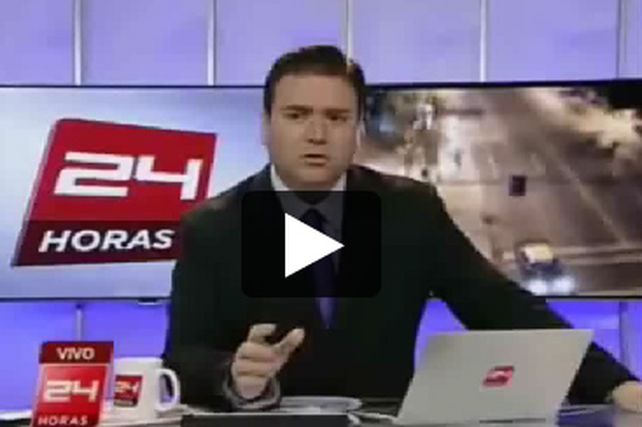 El sismo en Chile sorprendió al conductor de noticiero de la cadena CNN en vivo