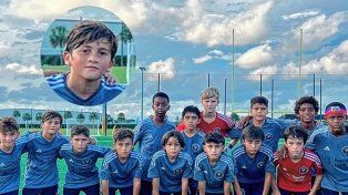 Thiago Messi debutó en la Sub 12 del Inter de Miami.