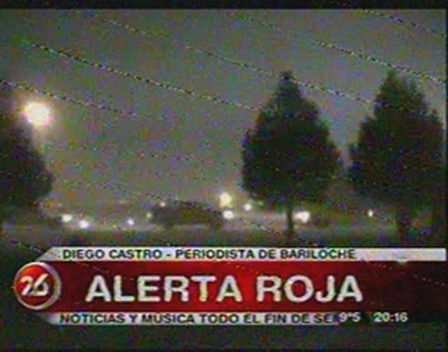 Alerta m&aacute;xima en Bariloche y Villa La Angostura por una lluvia de cenizas volc&aacute;nicas