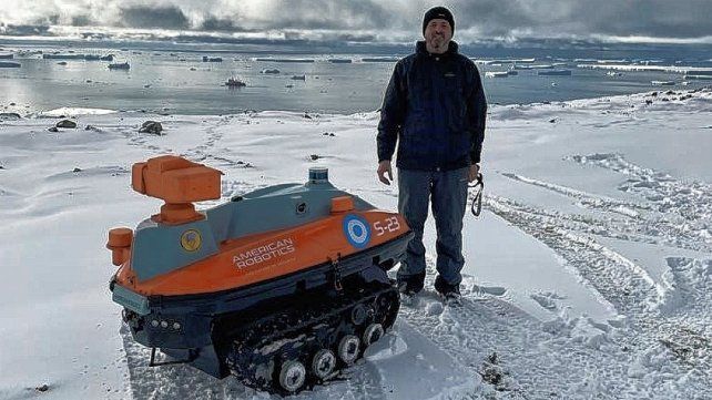En la Antártida una empresa entrerriana instaló un robot