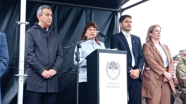 La ministro de Seguridad