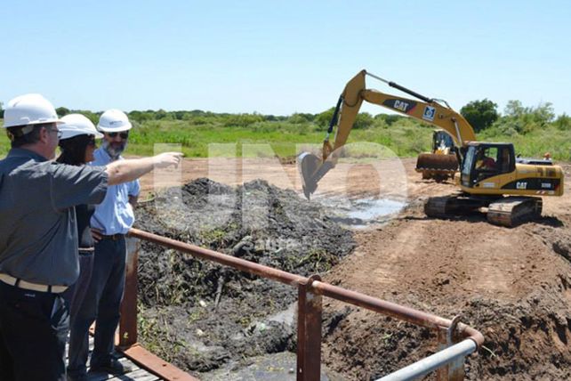 Se pusieron en marcha las obras para la apertura del Riacho Santa Fe