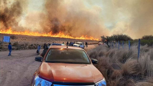 Graves incendios forestales en las Sierras de Córdoba