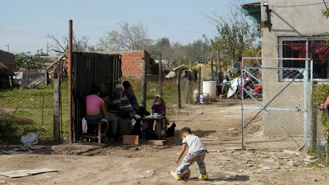 Los familiares de Ailén en Nuevo Alberdi