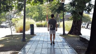Un miércoles a puro sol en la ciudad de Santa Fe