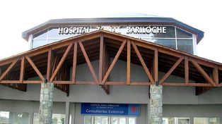 Hospital Zonal de Bariloche, donde fueron atendidos los estudiantes afectados por el norovirus.