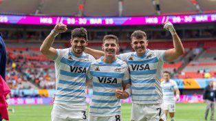 Los Pumas 7 se impusieron ante Sudáfrica por 19-12 y se consagraron campeones.