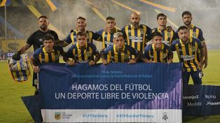 El once de Central que consiguió el valioso triunfo sobre Gimnasia, con Luca Martínez Dupuy de figura.