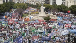 El moyanismo y las CTA marcharon contra la reforma laboral y previsional