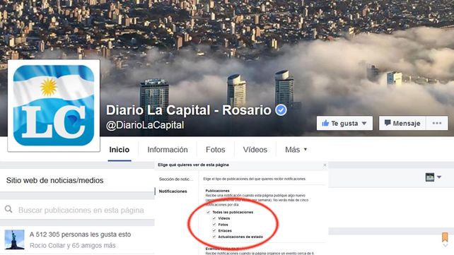 ¿Cómo podés seguir leyendo las noticias de La Capital en Facebook?