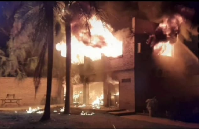 Se incendió una casa en Santo Tomé