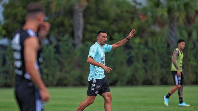Lionel Scaloni comienza a definir el equipo para jugar ante Honduras.