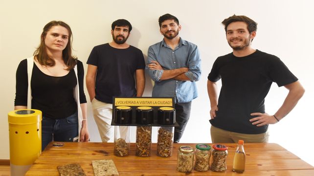 Equipo. Los estudiantes se conocieron en la Facultad de Arquitectura.