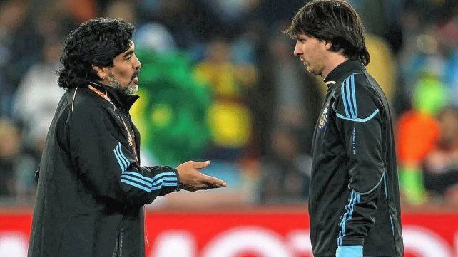 Messi recordó a Maradona en sus redes sociales