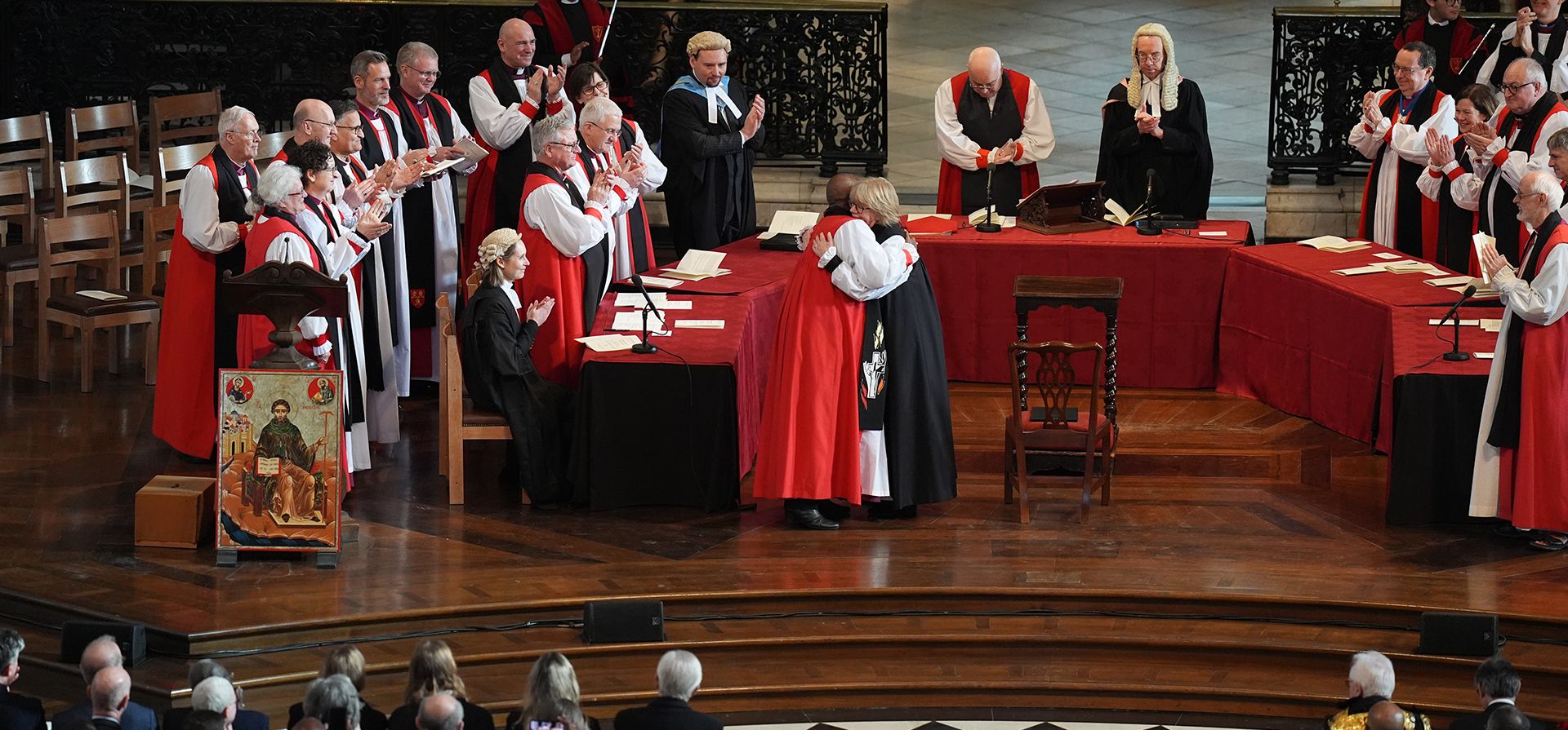 Ceremonia de Confirmación de Elección que confirma legalmente a Dame Sarah Mullally como nueva Arzobispo de Canterbury, en la Catedral de San Pablo, en el centro de Londres, el miércoles 28 de enero de 2026. (Gareth Fuller/Pool vía AP) Ceremonia de Confirmación de Elección que confirma legalmente a Dame Sarah Mullally como nueva Arzobispo de Canterbury, en la Catedral de San Pablo, en el centro de Londres, el miércoles 28 de enero de 2026. (Gareth Fuller/Pool vía AP)