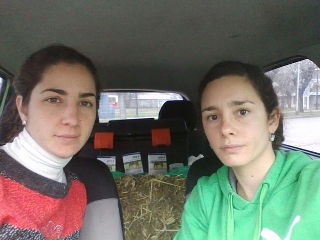 Las activistas de Mi reino por un caballo llegaron a Viale hoy temprano.&nbsp;