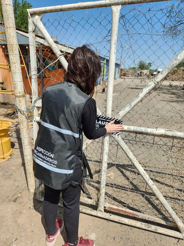 Los desarmaderos fueron clausurados al constatarse que no teían ninguna habilitación.