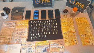 La droga secuestrada en Capitán Bermúdez durante el operativo “Los Orozcos” &nbsp;