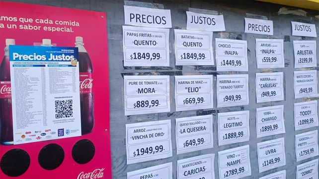 El programa Precios Justos llega a más de 80 comercios barriales.