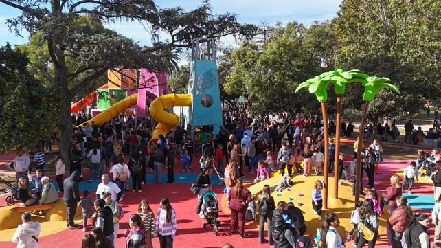 Venado Tuerto: inauguraron las obras de remodelación de la plaza San Martín