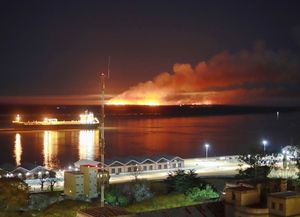 Los incendios en las islas llegaron hasta a la prensa inglesa