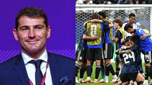 Iker Casillas y la chicana al seleccionado argentino.
