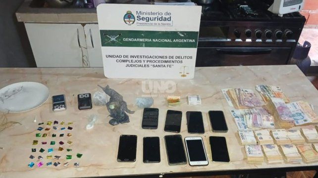 La droga secuestrada por Gendarmería en el operativo de barrio Nuevo Horizonte La droga secuestrada por Gendarmería en el operativo de barrio Nuevo Horizonte