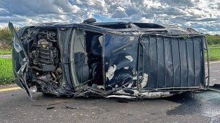 Villaguay: dos mujeres heridas tras un vuelco en la Ruta 18