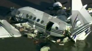 Cinco argentinos muertos al caer un avión en la costa uruguaya