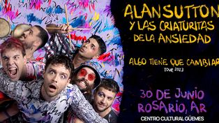 Alan Sutton vuelve a Rosario esta noche con su nuevo álbum