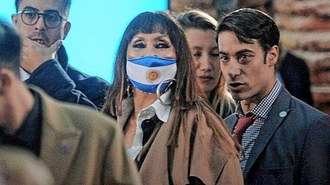 Moria Casán estuvo presente en la jura de Sergio Massa como ministro de Economía