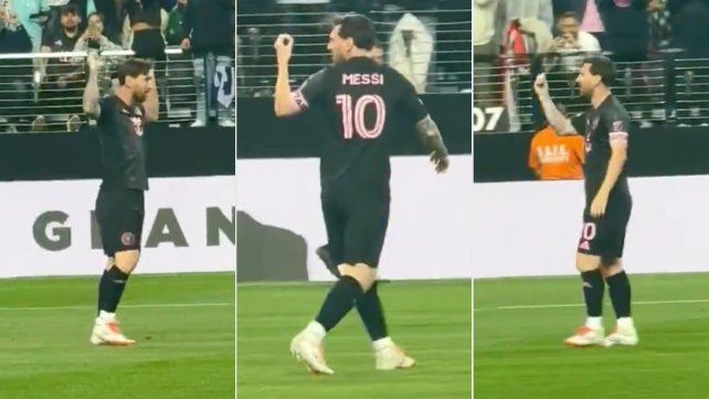 El picante festejo de Leo Messi contra los mexicanos en la victoria de Inter Miami
