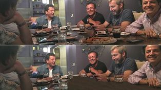 Insólito: borraron el sushi de una foto de la reunión entre Massa y funcionarios del gobierno