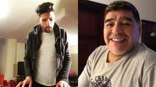 Musicalizó el gol de Diego Maradona contra los ingleses y conmovió al 10