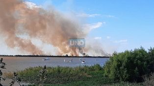 Nuevos operativos para controlar los incendios cerca del túnel