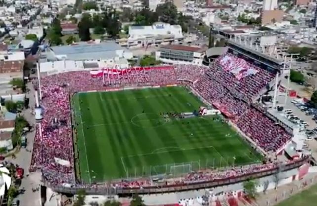 El espectacular recibimiento de Unión en el Clásico desde el aire