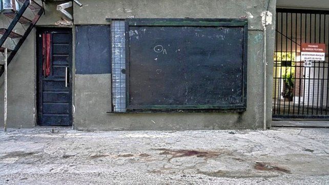 La escena de uno de los homicidios en Cochabamba y Esmeralda de la ciudad de Rosario.