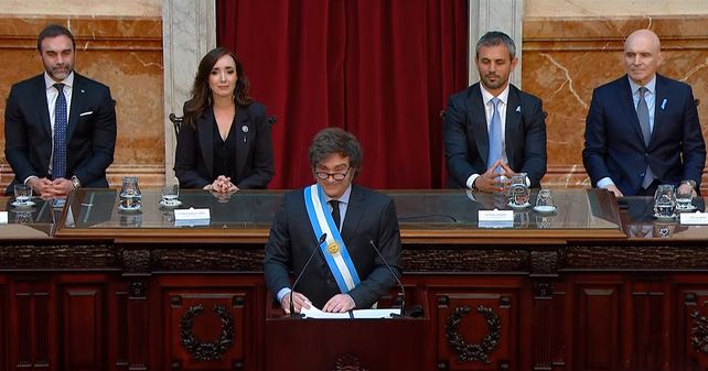 El presidente Javier Milei dio su discurso sobre el Presupuesto 2025  