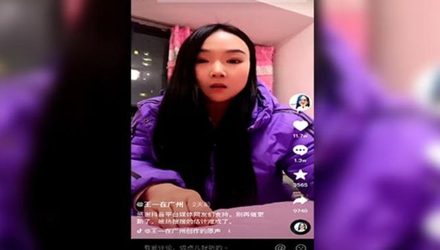 Confinada. La joven china subió diversos momentos que compartía con su pretendiente y se convirtió en tendencia en las redes.