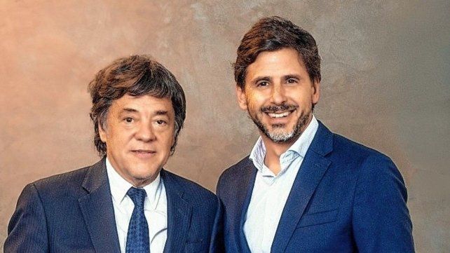 El empresario Gustavo Scaglione y el CEO de Telefe