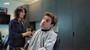 Colapinto fue protagonista de un video de la F1 y generó furor